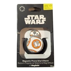 4-O PopSockets MagSafe Round Phone Grip & Stand - Star Wars Enamel Spinner
